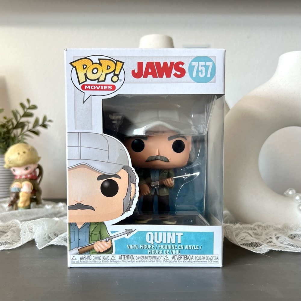 (Near mint condition) | Funko Pop! #757 Vaulted Jaws Quint Vinyl Figure